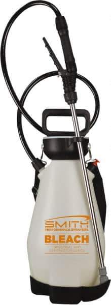 Smith Performance Sprayers - 2 Gal Chemical Safe Garden Hand Sprayer - Use with Cleaners, Polyethylene Tank, Funnel Mouth, Reinforced Hose - All Tool & Supply