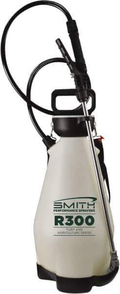 Smith Performance Sprayers - 3 Gal Chemical Safe Garden Hand Sprayer - Use with Cleaners/Degreasers, Stainless Steel Tank, Funnel Mouth, Reinforced Hose - All Tool & Supply