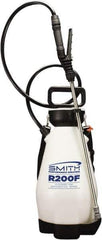 Smith Performance Sprayers - 2 Gal Chemical Safe Garden Hand Sprayer - Use with Cleaners/Degreasers, Polyethylene Tank, Funnel Mouth, Reinforced Hose - All Tool & Supply