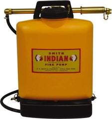 Smith Indian - 5 Gal Chemical Safe Garden Fire Pump - Polyethylene Tank, Wide Mouth, Reinforced Hose - All Tool & Supply