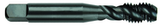 10-32 Dia. - GH2 - 3 FL - Premium HSS - TiCN Semi Bottoming Spiral FL Tap - All Tool & Supply