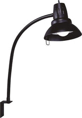 Electrix - 22 Inch, Gooseneck, L Bracket Wall, LED, Black, General Purpose Task Light - 11 Watt, 100 to 120 Volt, Nonmagnifying - All Tool & Supply