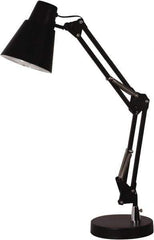 Electrix - 22 Inch, Articulated, Base, LED, Black, Desk Light - 5 Watt, 100 to 120 Volt, Nonmagnifying - All Tool & Supply