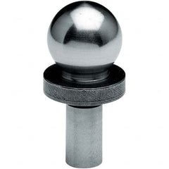 TE-CO - 3/8" Ball Diam, 3/16" Shank Diam, Alloy Steel Inspection Tooling Ball - All Tool & Supply