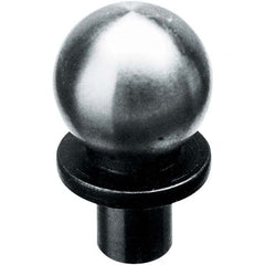 TE-CO - 1/2" Ball Diam, 1/4" Shank Diam, Alloy Steel Inspection Tooling Ball - All Tool & Supply