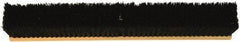 O-Cedar - 24" Combo Duty Horsehair Blend Push Broom - 3" Bristle Length, Wood Block, Threaded Handle Connection, Handle Sold Separately - All Tool & Supply