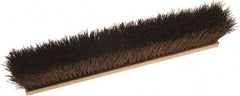 O-Cedar - 18" Rough Surface Palmyra Push Broom - 4" Bristle Length, Wood Block, Threaded Handle Connection, Handle Sold Separately - All Tool & Supply