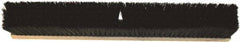 O-Cedar - 18" Medium Duty Polypropylene Push Broom - 3" Bristle Length, Wood Block, Threaded Handle Connection, Handle Sold Separately - All Tool & Supply