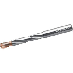 Walter-Titex - 8.1mm 140° Solid Carbide Jobber Drill - Tinal/AlCrN Finish, Right Hand Cut, Spiral Flute, Straight Shank, 103mm OAL - All Tool & Supply