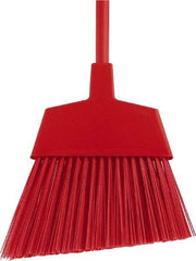 O-Cedar - 12" Wide, Red Polypropylene Bristles, 48" Metal Handle, Angled Broom - 48 Inch Handle Length - All Tool & Supply