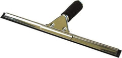 O-Cedar - 12" Rubber Blade Window Squeegee - Threaded End, Stainless Steel Holder - All Tool & Supply