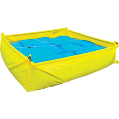 UltraTech - 48" Long x 14" High x 48" Wide Staging Pool - Yellow Polyethylene, For Spill Containment - All Tool & Supply