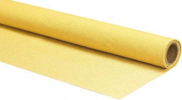 Auburn Mfr - 5' Wide x 0.055" Thick Fiberglass Welding Cloth Roll - Yellow - All Tool & Supply