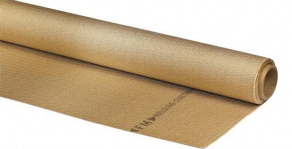 Auburn Mfr - 3' Wide x 0.04" Thick Silica Welding Cloth Roll - Tan - All Tool & Supply