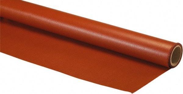 Auburn Mfr - 5' Wide x 0.016" Thick Fiberglass Welding Cloth Roll - Red - All Tool & Supply