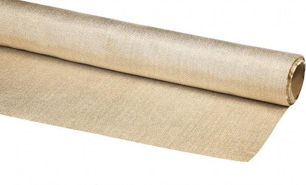 Auburn Mfr - 3-1/3' Wide x 0.036" Thick Fiberglass Welding Cloth Roll - Tan - All Tool & Supply