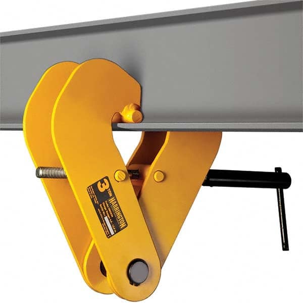 Harrington Hoist - Lifting Clamps Type: Beam Clamp Minimum Grip (Inch): 0.8280 - All Tool & Supply