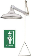 Haws - Plumbed Drench Showers Mount: Horizontal Shower Head Material: Stainless Steel - All Tool & Supply