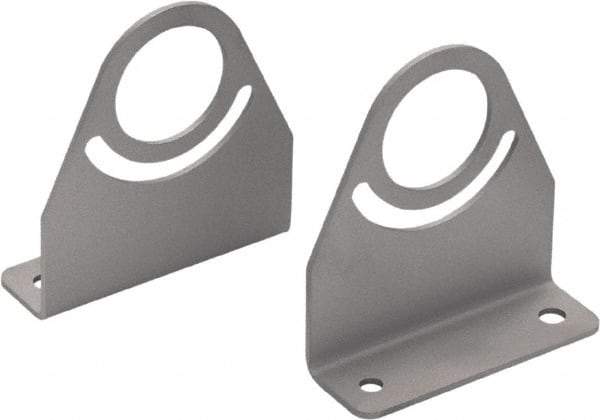 Waldmann Lighting - Task & Machine Light Mounting Bracket Set - Silver, For Use with Mach LED Plus 70 - All Tool & Supply