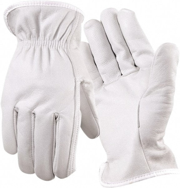 Wells Lamont - Size M (8), ANSI Cut Lvl 3, Goatskin Leather Cut Resistant Gloves - All Tool & Supply