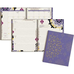 AT-A-GLANCE - 128 Sheet, 8-1/2 x 11", Weekly/Monthly Appointment Book - Purple - All Tool & Supply