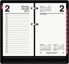 AT-A-GLANCE - 730 Sheet, 6-5/8 X 9-1/2", Plain Desk Calendar Refill - White - All Tool & Supply