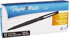 Paper Mate - Needle Porous Point Pen - Black - All Tool & Supply