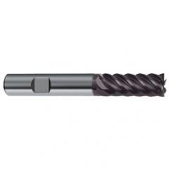 8mm Dia. - 63mm OAL - 45° Helix Firex Carbide End Mill - 6 FL - All Tool & Supply