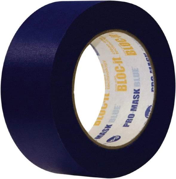 Intertape - 18mm Wide x 54.8 m Long Blue Paper Painter's Tape - Series Intertape-PT14, 5.5 mil Thick, 23 In/Lb Tensile Strength - All Tool & Supply