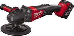 Milwaukee Tool - 7" Pad Diam, 2,200 RPM, Handheld Cordless Polisher - 18 Volts - All Tool & Supply