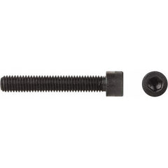 Hex Head Cap Screw: #10-24 x 2-3/4″, Grade ASTM A574 Alloy Steel, Black Oxide Finish Fully Threaded, 5/32″ Hex, ASME B18.3 & ASTM A574