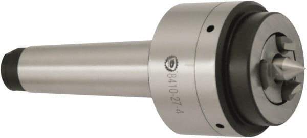 Bison - 4MT Mount, 2.25 to 1.97" Clamping Diam, Centered Pin Face Driver - 1.181" Min Turning Diam, Hydraulic Face Driver Actuation - All Tool & Supply