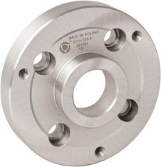 Bison - Adapter Back Plate for 5" Diam Bison Set-Tru Lathe Chucks - A1/A2-4 Mount, 35mm Through Hole Diam - All Tool & Supply