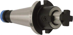 Bison - NMTB50 Taper Shank 1/2" Pilot Diam Shell Mill Holder - 1-1/4" Flange to Nose End Projection, 1-3/8" Nose Diam - Exact Industrial Supply