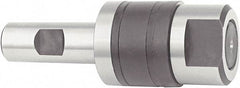 Bison - 1.16" Diam Milling Machine Arbor - Stub Style, Weldon Shank, 1/2" Shank Diam, 97mm OAL, For 3/4" Cutter Hole Diam - Exact Industrial Supply