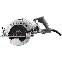 Skilsaw - 15 Amps, 8-1/4" Blade Diam, 4,700 RPM, Electric Circular Saw - 120 Volts, 8' Cord Length, 7/8" Arbor Hole, Left Blade - All Tool & Supply