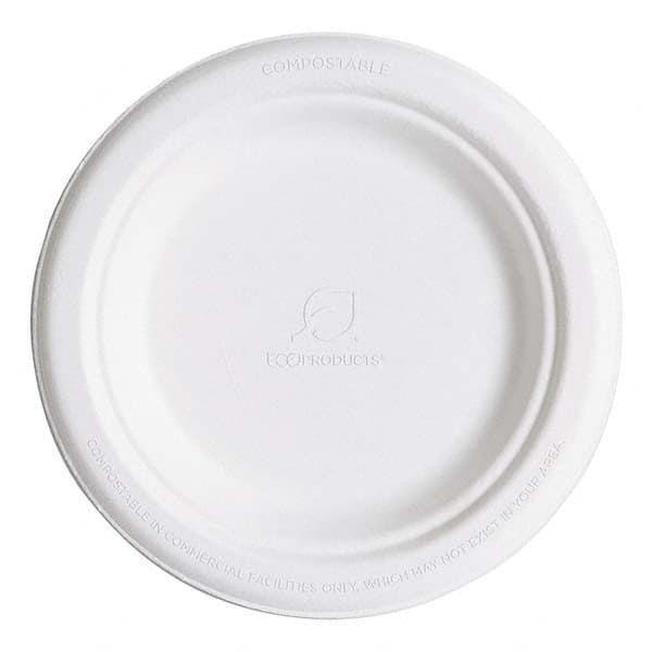 ECO PRODUCTS - Renewable & Compostable Sugarcane Plates, 6", 1000/Carton - All Tool & Supply