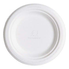 ECO PRODUCTS - Renewable & Compostable Sugarcane Plates, 6", 1000/Carton - All Tool & Supply