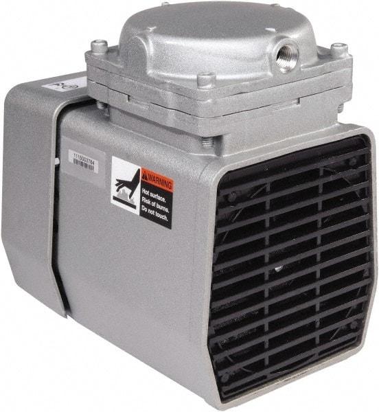 Gast - Diaphragm-Type Vacuum Pumps Horsepower: 1/8 Cubic Feet per Minute: 1.60 - All Tool & Supply