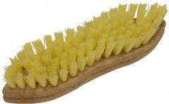 O-Cedar - 1" Bristle Length, Polypropylene Scrub Brush - 9" Long x 2-1/2" Wide Head, 9" OAL, Beige, Foam Block - All Tool & Supply