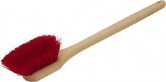 O-Cedar - 2" Bristle Length, Polypropylene Utility Scrub Brush - 20" Long x 3" Wide Head, 20" OAL, Red, Plastic Block - All Tool & Supply