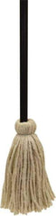 O-Cedar - White Deck Mop - 20" Long x 3-1/2" Wide Head, 48" Long Handle, Cotton Head - All Tool & Supply