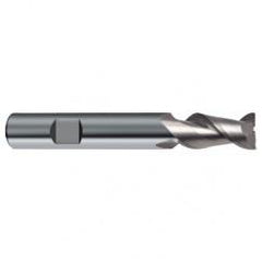 14mm Dia. - 83mm OAL - 45° Helix Bright Carbide End Mill - 2 FL - All Tool & Supply