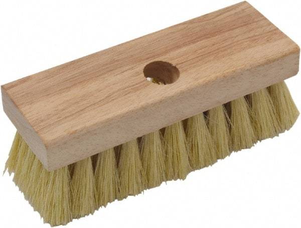 O-Cedar - Tampico Surface Preparation Roof Brush - 2" Bristle Length, 7" Wide, Wood Handle - All Tool & Supply