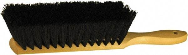 O-Cedar - 13" OAL, Tampico Counter Brush - 2-1/2" Bristle Length, 8" Long x 2-1/2" Wide Head, Wood Handle, Black - All Tool & Supply