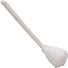 O-Cedar - 13" OAL Toilet Bowl Swab - Acrylon Bristles, Plastic Handle, White - All Tool & Supply