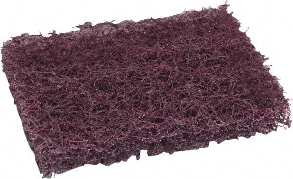 O-Cedar - 6" Long x 3-1/2" Wide x 7/8" Thick Scouring Pad - Heavy-Duty, Purple - All Tool & Supply