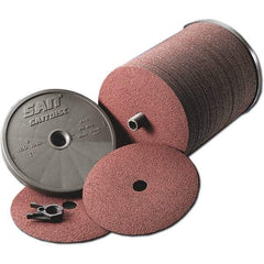 Sait - 7" Diam 7/8" Hole 80 Grit Fiber Disc - Aluminum Oxide, 7,000 Max RPM - All Tool & Supply