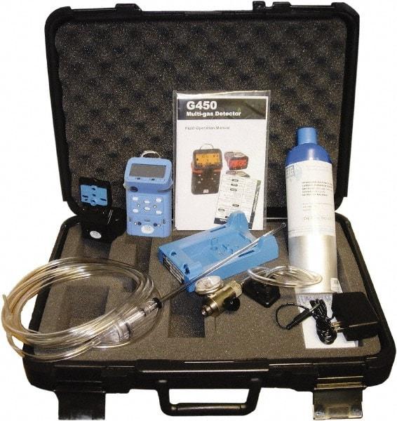 GfG - Audible, Visual Alarm, LCD Display, Confined Space Monitor - Monitors Carbon Monoxide, Hydrogen Sulfide, Oxygen, Methane & Combustible, -20 to 50°C Working Temp, CSA Listed - All Tool & Supply