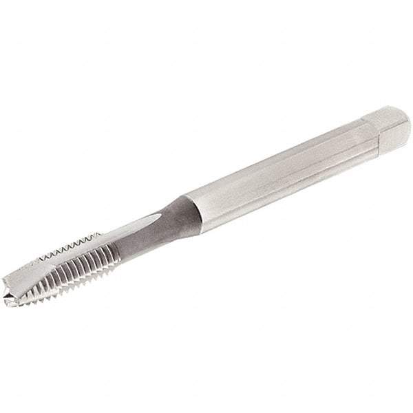 Iscar - 5/8-18 UNF 3 Flute 2B Plug Spiral Flute Tap - Cobalt, TiN Finish, 100mm OAL, Right Hand Flute, Right Hand Thread, Series TPG UNF - Exact Industrial Supply